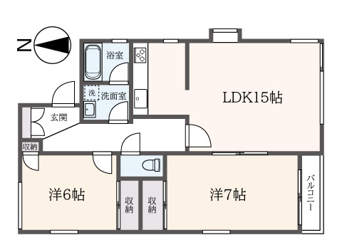 ★旭化成物件2LDK★～グレース和田～