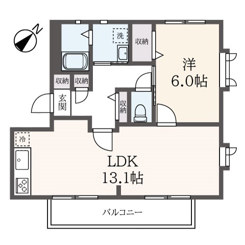 【積水ハウス】2DK→1LDKにリノベ済☆クレール浜田山