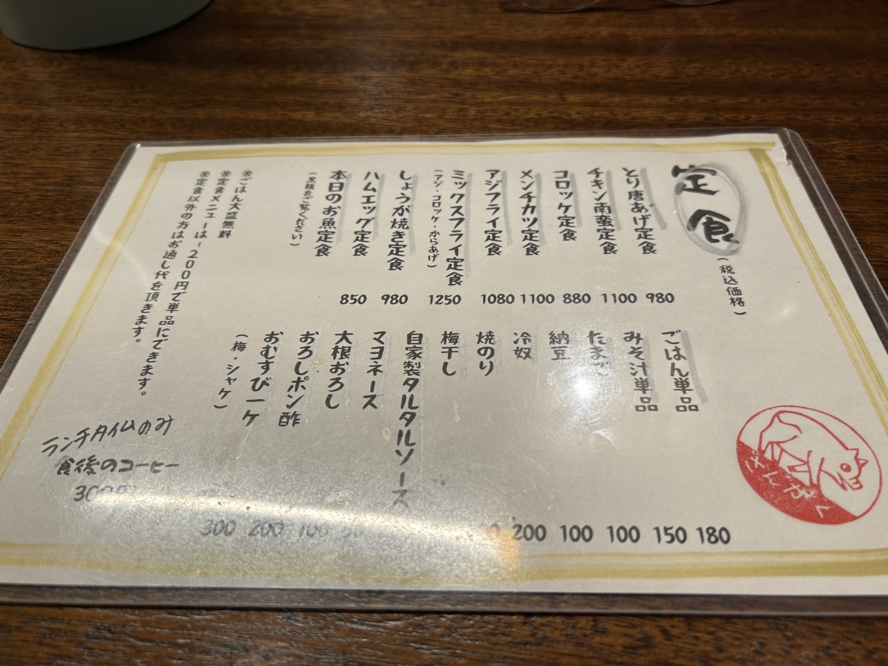 スタッフ間でも評判の定食店『三角』で焼き魚を堪能！