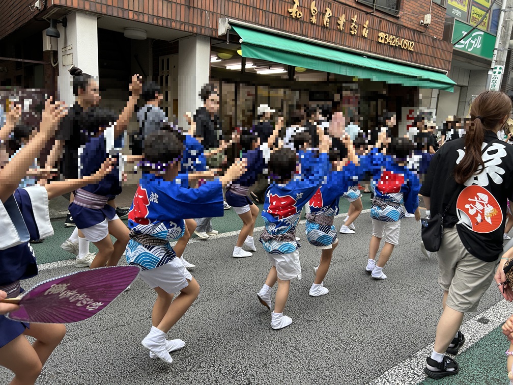 今日・明日と『経堂まつり』開催中。お囃子とともに経堂の夏が始まりました！
