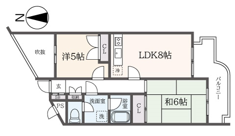 【サンヒルズヨコハマ】ネット使用料無料の2LDK!