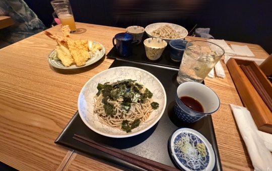 ハンマーヘッド沿いのお蕎麦屋さん