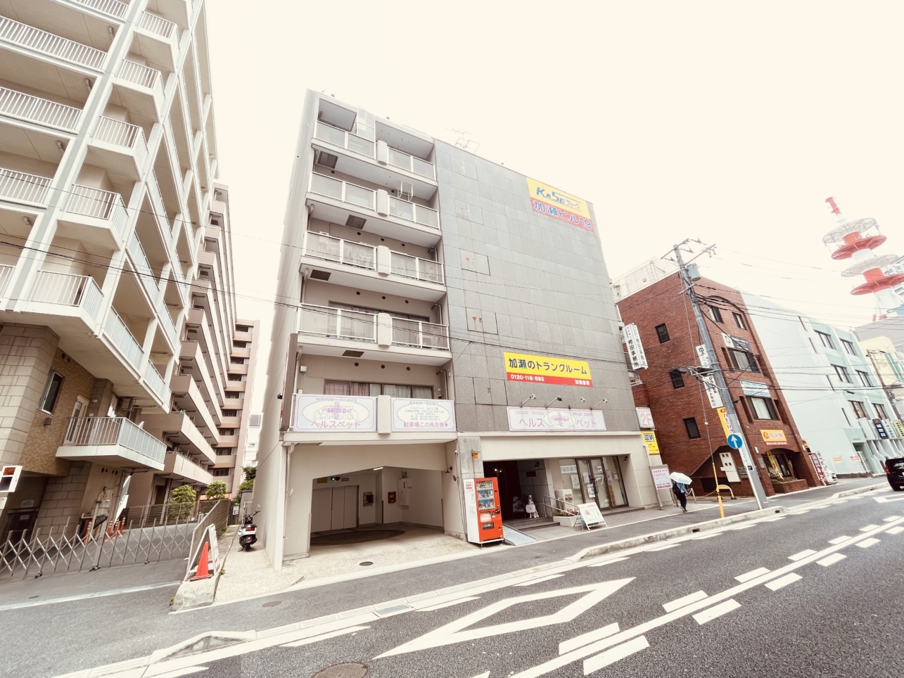 仲介手数料不要！ペットと暮らせる横須賀2DK【プラーズ日の出町】　京急横須賀中央駅　徒歩6分