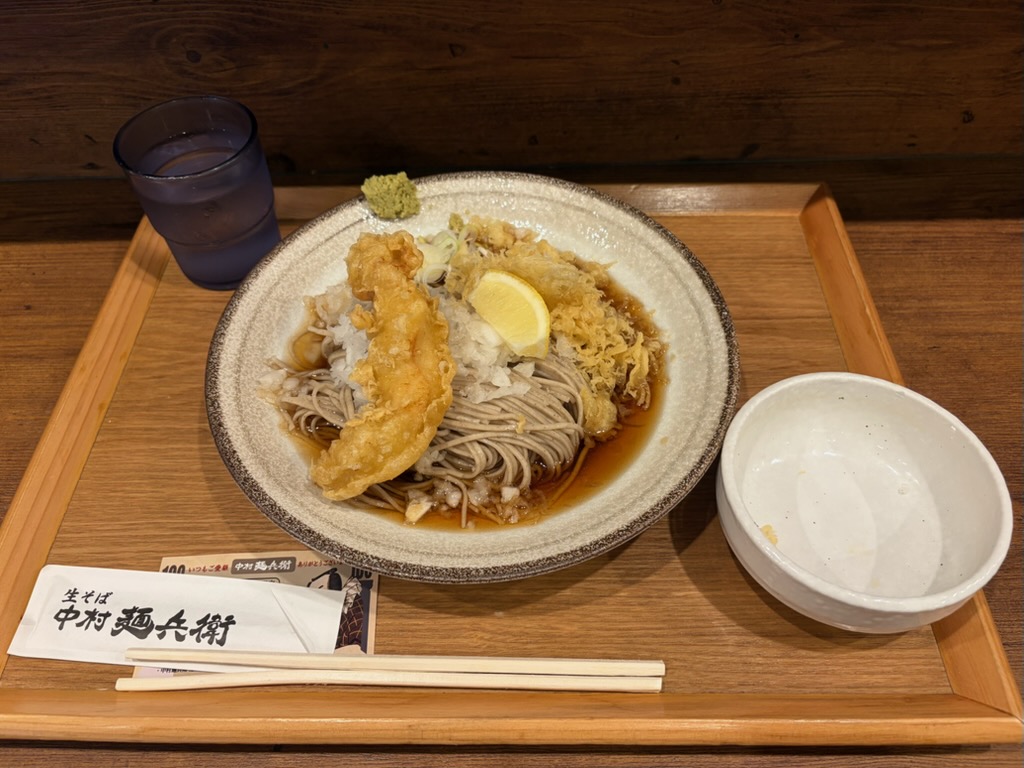 池袋の美味しいお蕎麦屋さん♪まさに「安い！早い！美味い！」◆中村麺兵衛◆
