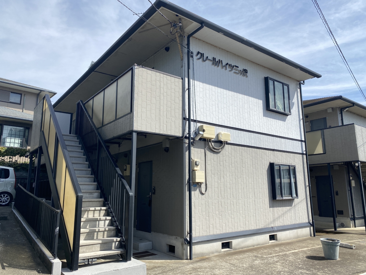【クレールハイツ三ツ沢】TVモニタ付きインターホン！バストイレ別！