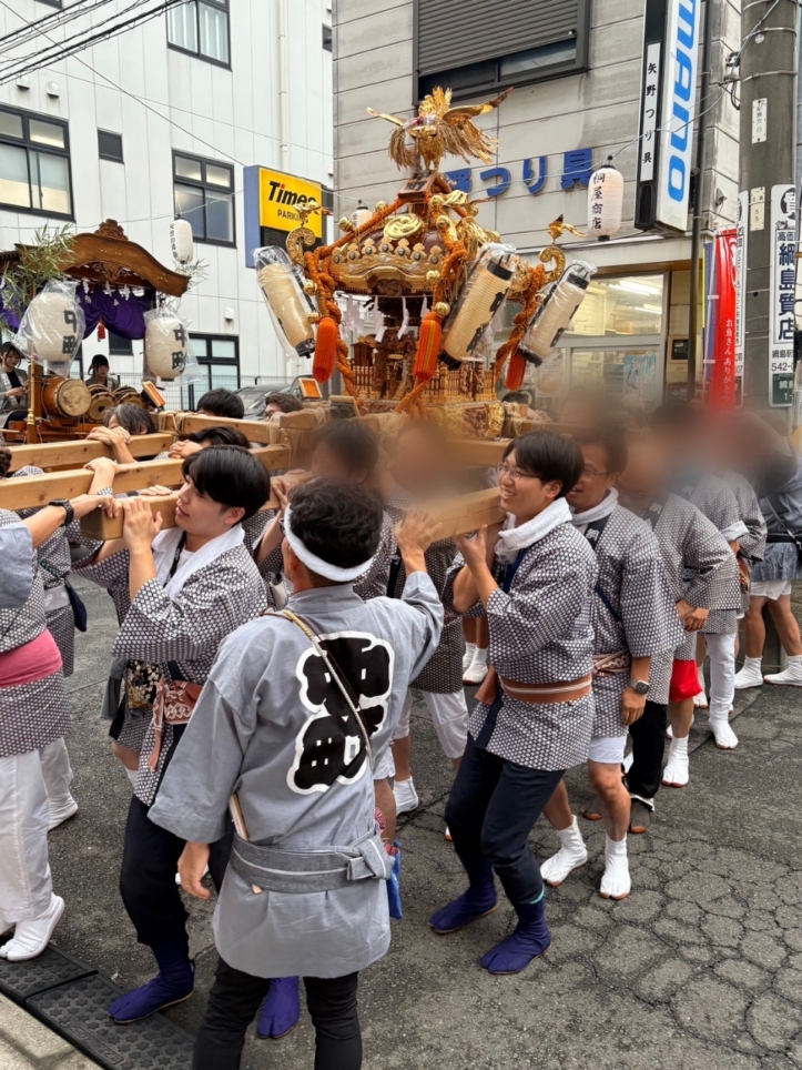 諏訪神社例大祭　弊社社員も参加しました！（綱島）