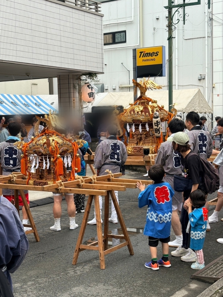 諏訪神社例大祭　弊社社員も参加しました！（綱島）