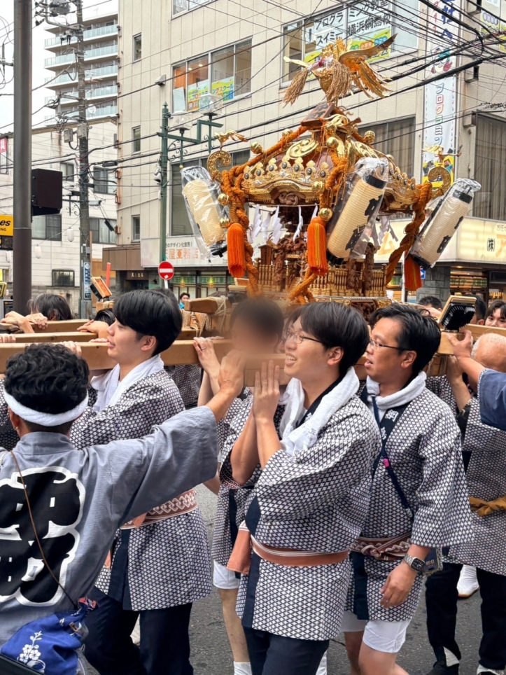 諏訪神社例大祭　弊社社員も参加しました！（綱島）