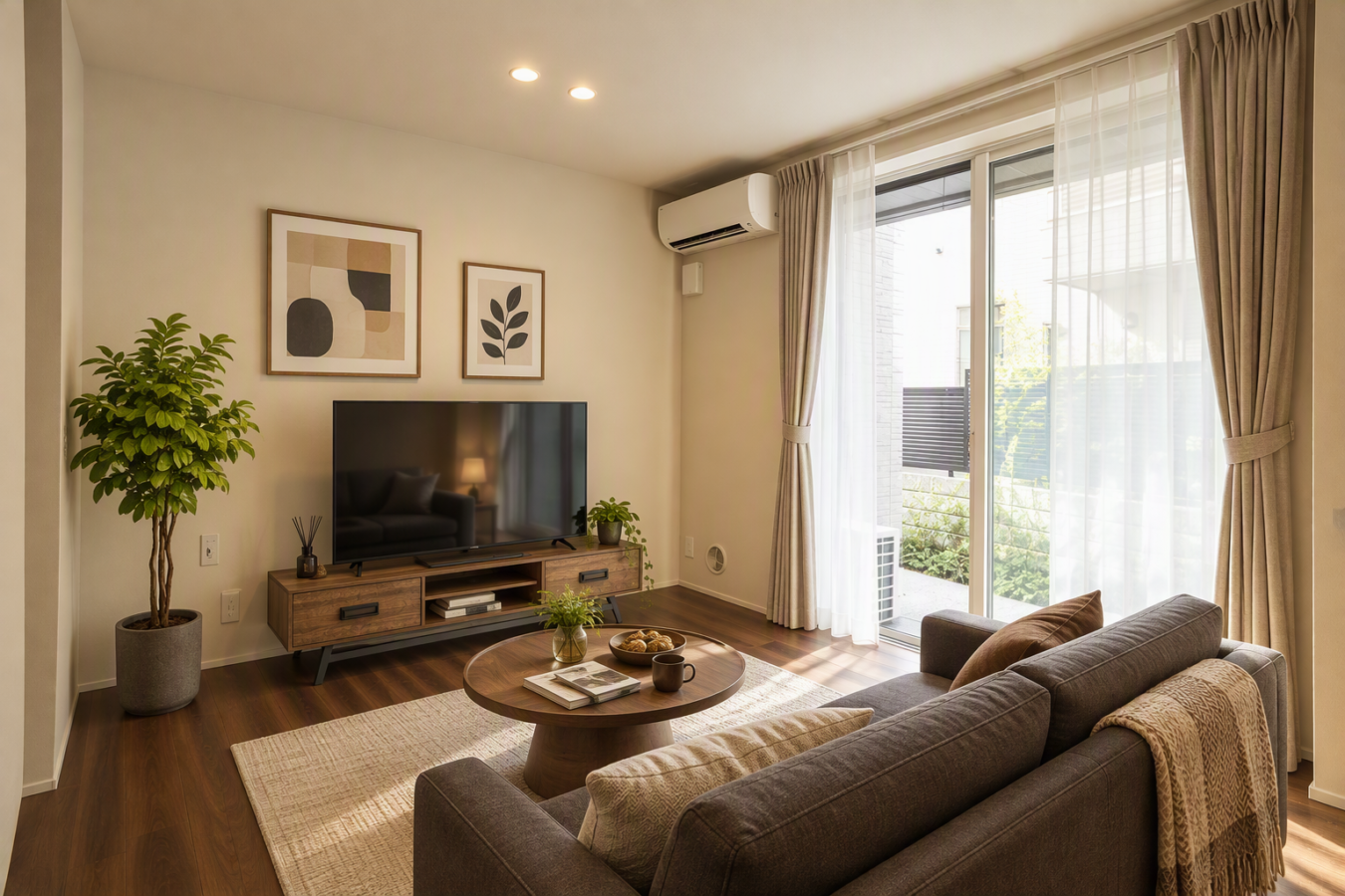 共用部におっきな壁画（ＪＢ Ｒｅｓｉｄｅｎｃｅ Ｋｙｏｄｏ）
