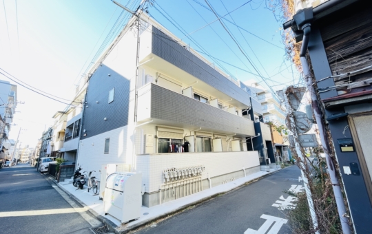 駅近い！駐輪場あります　1Kアパート【Ruhe蒔田】市営地下鉄　蒔田駅　徒歩5分