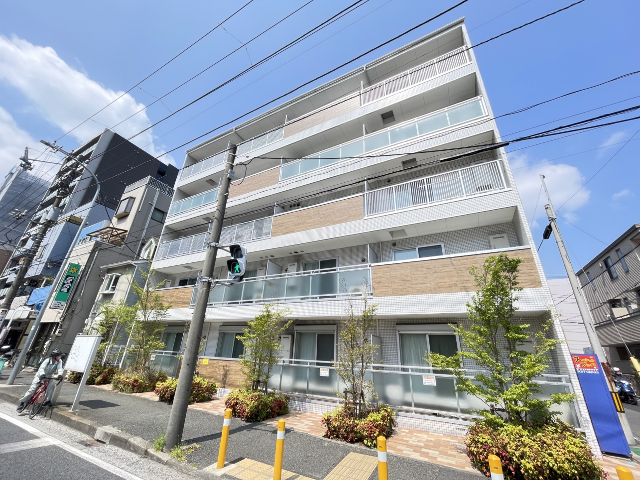 駅まで平坦！ネット無料1ＤＫマンション【Noblesse横濱蒔田】市営地下鉄　蒔田駅　徒歩4分　
