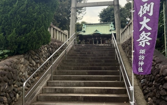 「北赤羽」の街角で見つけた、静かな神社◆諏訪神社◆