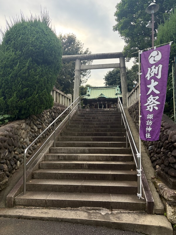 「北赤羽」の街角で見つけた、静かな神社◆諏訪神社◆